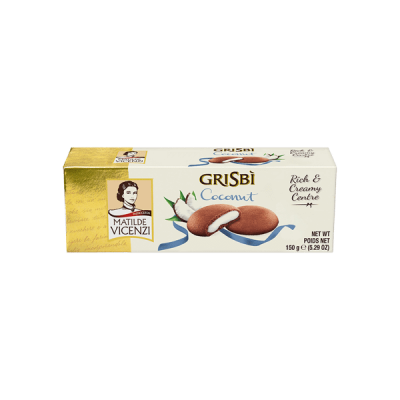 Bánh Vicenzi GRISBI nhân kem dừa 150g