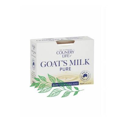 Xà bông cục Country Life Goat's Milk Úc 100g chiết xuất sữa dê nguyên chất
