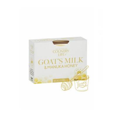 Xà bông cục Country Life Goat's Milk Úc 100g chiết xuất sữa dê và mật ong