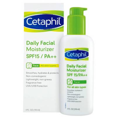   									Yêu thích 									Cetaphil Daily Facial Moisturizer SPF15/PA++, phục hồi độ ẩm tự nhiên của da 								