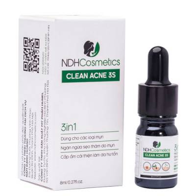   									Yêu thích 									NDH Cosmetics Clean Acne 3s, giúp da sáng khỏe, mịn màng và mềm mại 								