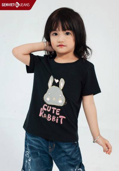BC321T1665 - Áo Thun Kid Cute Rabbit