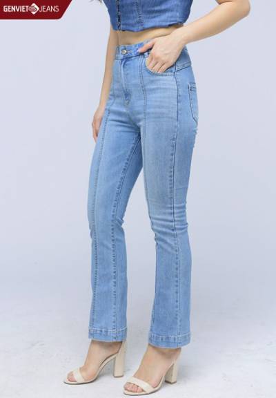 TQ110J1207 - Quần Dài Jeans Ống Vẩy
