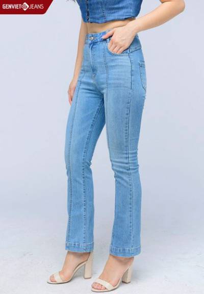 TQ110J1207 - Quần Dài Jeans Ống Vẩy