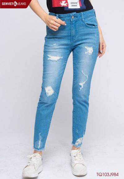 TQ103J984 - Quần Dài Jeans Nữ Rách