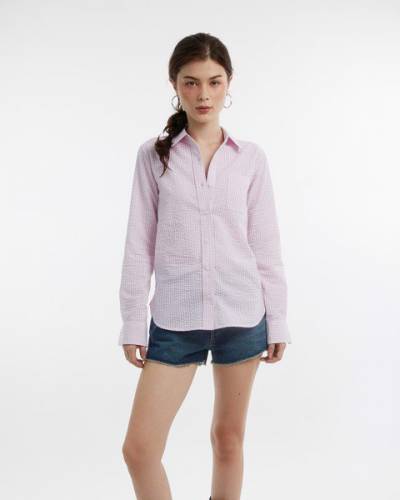 Daily Shirt With Pocket - Blush Pink