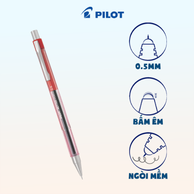 Bút chì bấm Better Pencil (Thân đỏ) H-145-R 