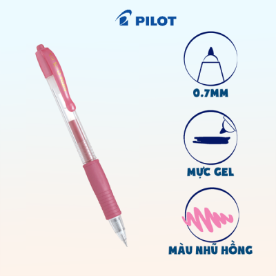 Bút gel G-2 nhũ hồng BL-G2-7-MP 