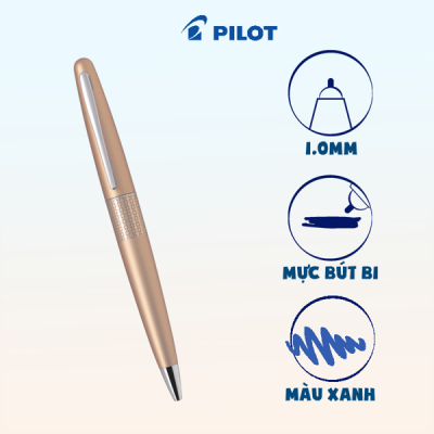 Bút ký Mr1 mực xanh (Thân Gold) BP-MR1-M-GDZ-L 