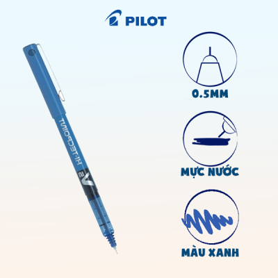Bút mực nước Hi-tech V5 mực xanh BX-V5-L 