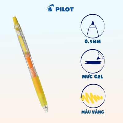 Bút gel Juice mực Vàng (tip 0.5) LJU-10EF-Y-EX 