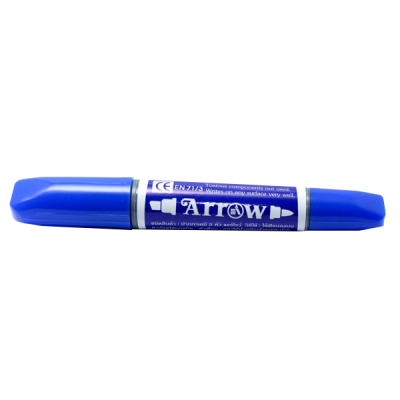 Bút lông dầu Arrow 2 đầu xanh dương 