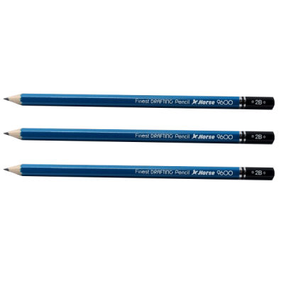 Hộp bút chì đen H-9600 2B (12 cây) 