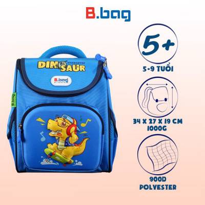 Balo CG Genius Box F2-Dinosaur B-12-109 Xanh đậm 