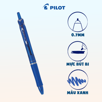 Bút bi Acroball mực xanh BAB-15F-L-BG 