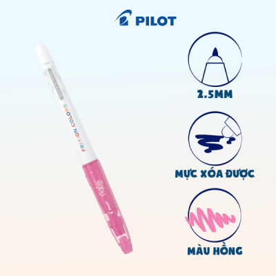 Bút dạ quang xóa được Frixion Colors màu hồng SW-FC-P-ME 