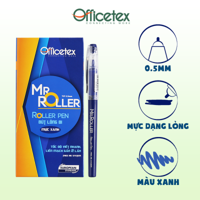 Bút lông bi Mr.Roller OT-RP0001BU (6 cây) 