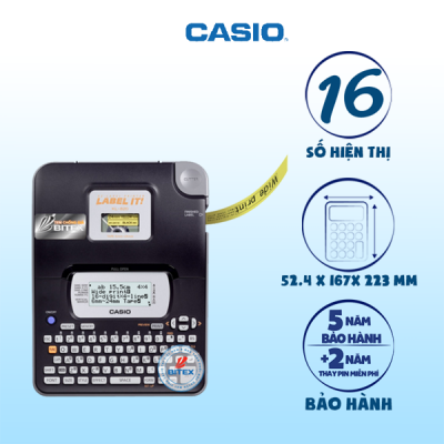 Máy tính in nhãn Casio KL-820 