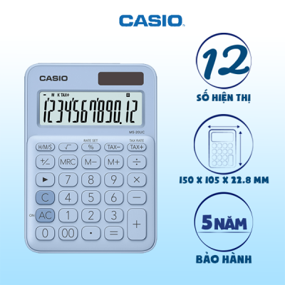 Máy tính Casio MS-20UC (10 màu) 