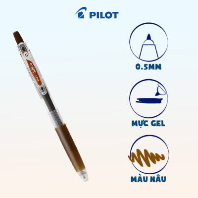 Bút gel Juice mực Nâu (tip 0.5) LJU-10EF-BN-EX 