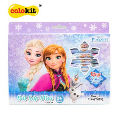 Bút sáp 24 màu Colokit Disney Frozen CR-C031/FR