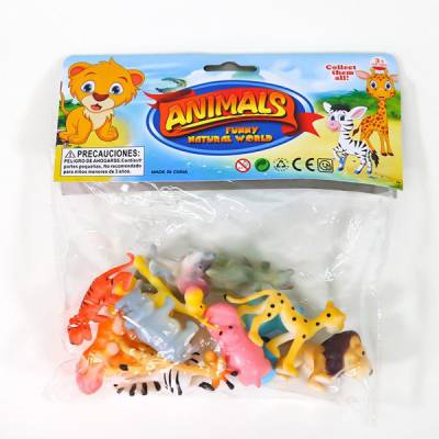 									Bộ đồ chơi mô hình động vật hoạt hình 12 con 								