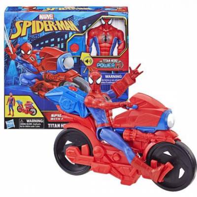  									Đồ chơi người nhện TiTan Spiderman và siêu xe 								