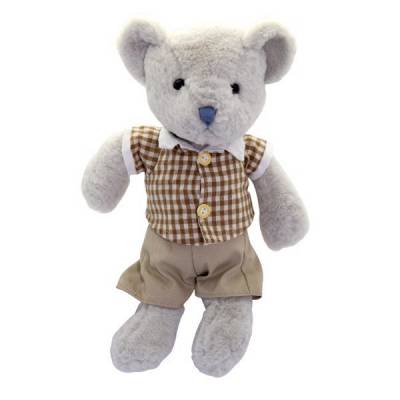  									Gấu bông Teddy - Boy mặc áo màu cam size 35cm 								