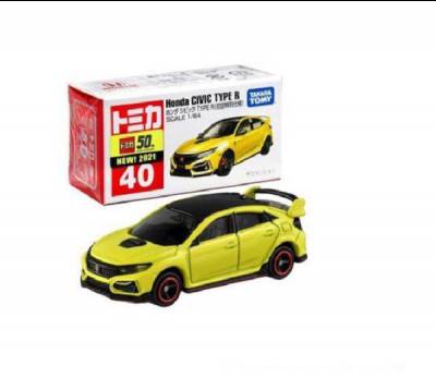  									Xe hơi Tomica No.40-11 Honda Civic Type R (1st)'21 không động cơ 								