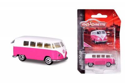  									212052010051 Xe Mô Hình MAJORETTE VW T1 Bus - Pink Version 								