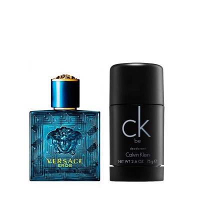  Combo Sáp Khử Mùi Calvin Klein Be 75g Và Nước Hoa Mini Versace Eros EDT 5ml