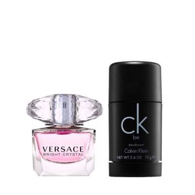  Combo Sáp Khử Mùi Calvin Klein Be 75g Và Nước Hoa Mini Versace Bright Crystal 5ml