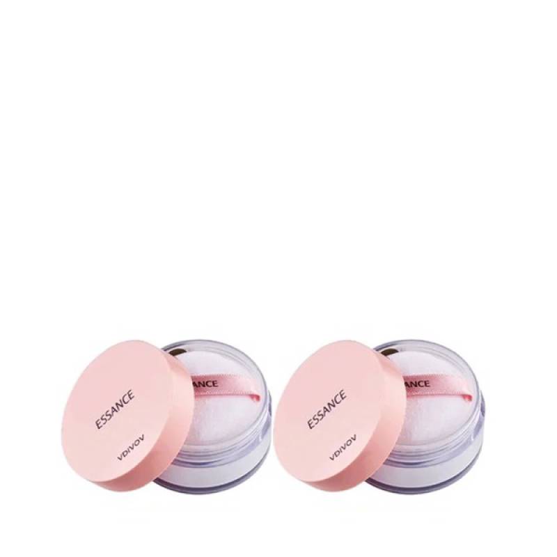 Combo Phấn Phủ Kiềm Dầu Dạng Bột Đa Năng Essance Setting Powder 7gx2