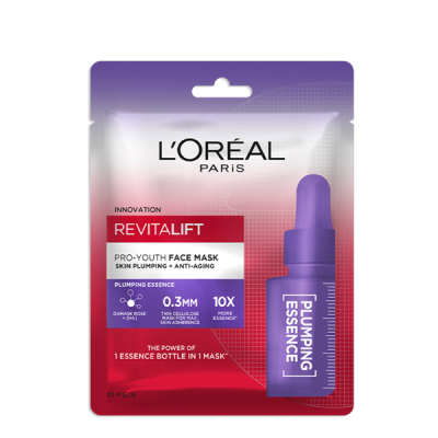 Mặt Nạ Dưỡng Ẩm L’OREAL REVITALIFT PRO-YOUTH FACE MASK PLUMPING ESSENCE 30G