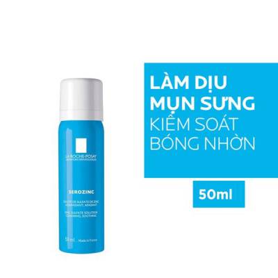 Nước Xịt Khoáng Cho Da Dầu Mụn LA ROCHE-POSAY SEROZINC ZINC SULFATE SOLUTION CLEANSING SOOTHING