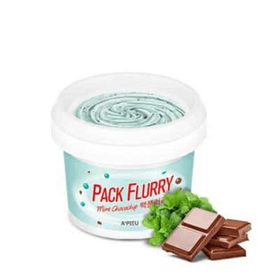 Mặt Nạ Rửa Cung Cấp Ẩm Cho Da A'PIEU PACK FLURRY (Mint Chocochip)