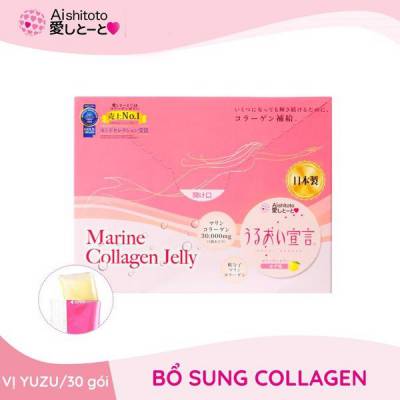 Thạch Bổ Sung Collagen AISHITOTO COLLAGEN JELLY 30 gói