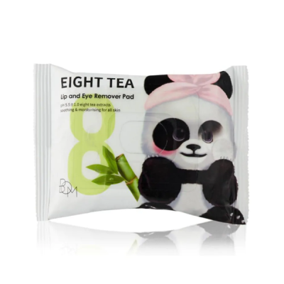 Khăn Ướt Tẩy Trang Mắt Môi BOM EIGHT TEA A LIP AND EYE REMOVER PAD 30pc