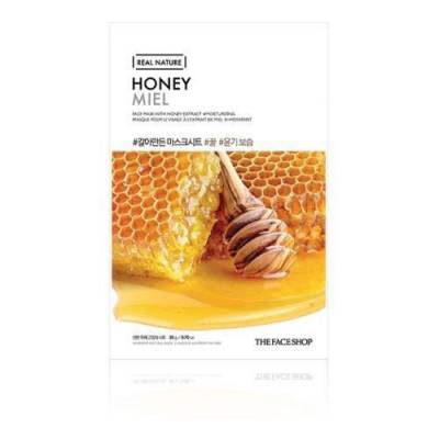 Mặt Nạ Giấy Dưỡng Ẩm REAL NATURE HONEY FACE MASK