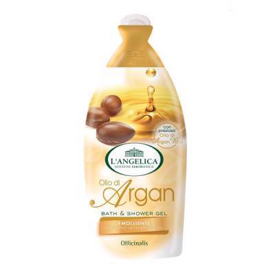 Sữa Tắm Tinh Chất Dầu ARGAN L'ANGELICA BATH & SHOWER GEL EMOLLIENT WITH ARGAN OIL 500ml