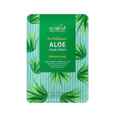 Mặt Nạ Giấy SOLEAF SO DELICIOUS ALOE MASK SHEET