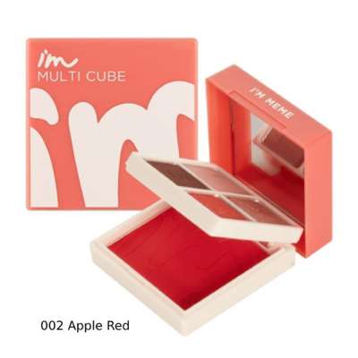 Màu Mắt Trang Điểm I'M MEME I''''M MULTI CUBE (002 All About Apple Red)