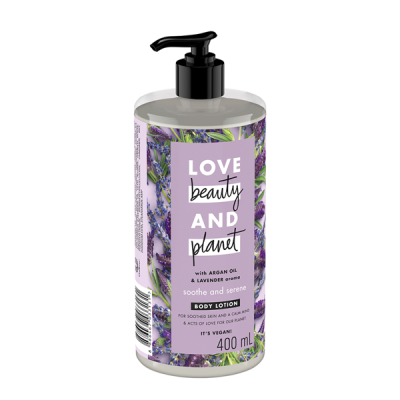 Sữa Dưỡng Thể Dịu Nhẹ LOVE BEAUTY&PLANET SOOTHE AND SERENE BODY LOTION 400ML