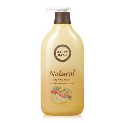 Sữa Tắm Hương Trái Cây HAPPY BATH NATURAL MOISTURE BODY WASH 900G