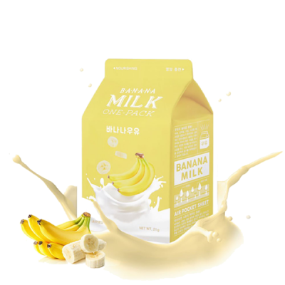 Mặt Nạ Giấy Nuôi Dưỡng Làn Da A'PIEU BANANA MILK ONE-PACK 21g