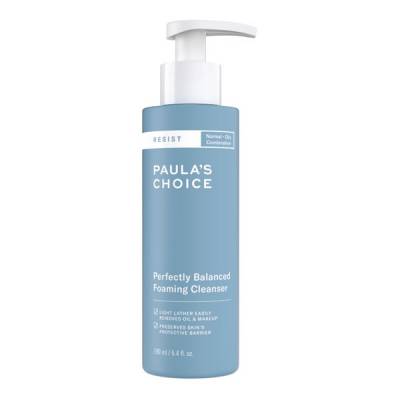 Sữa Rửa Mặt Cân Bằng Da PAULA'S CHOICE RESIST PERFECTLY BALANCED FOAMING CLEANSER 190ML