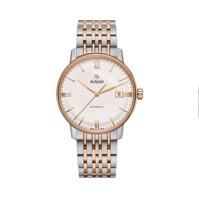  	Đồng Hồ Rado R22860067 Nam Máy Cơ Kính Sapphire Lịch Ngày 38mm