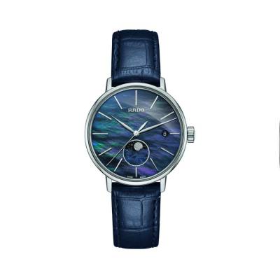  	Đồng Hồ Rado R22883915 Nữ Kính Sapphire Lịch Tuần Trăng 34mm