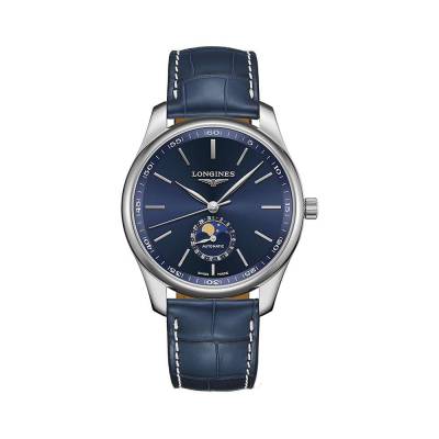  	Đồng Hồ Longines L2.919.4.92.2 Nam Máy Cơ Moonphase Kính Sapphire 42mm