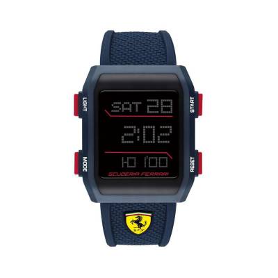  	Đồng Hồ Ferrari 0830741 Nam Giờ Điện Tử Lịch Thứ Ngày 47x30mm